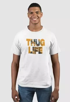 Футболка с принтом THUG LIFE ART WORK Novux, цвет wei