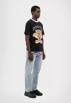 Футболка с принтом TIGER Icecream, черный