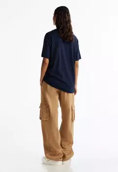 Футболка с принтом TIGER VARSITY TEE Tommy Jeans, темно-синий