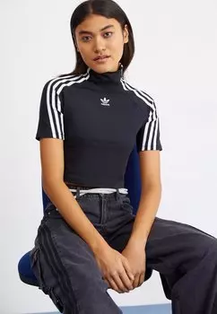 Футболка с принтом TIGHT adidas Originals, цвет black