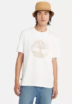 Футболка с принтом Timberland, белый