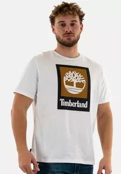 Футболка с принтом Timberland, белый