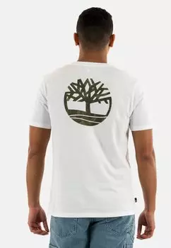 Футболка с принтом Timberland, белый
