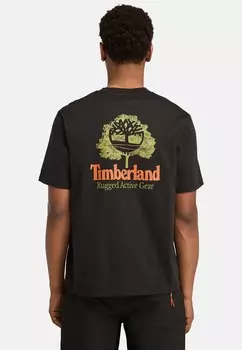 Футболка с принтом Timberland, черный