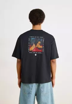 Футболка с принтом TIMBS ON MY FEET BOX GRAPHIC TEE Timberland, черный