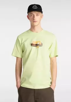 Футболка с принтом TIMES UP Vans, зеленый