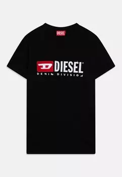 Футболка с принтом Tinydivstroyed Unisex Diesel, черный