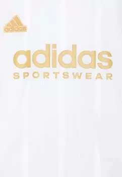 Футболка с принтом Tiro Nations Pack Unisex adidas Performance, белый/голубой/черный/мутно-бежевый