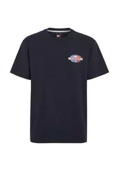 Футболка с принтом Tjm Reg Boardsports Palm Tee Ext Tommy Jeans, цвет dark night navy