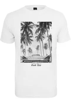 Футболка с принтом TODAY WAS A GOOD DAY TEE Mister Tee, белая