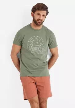 Футболка с принтом TOG24, зеленый