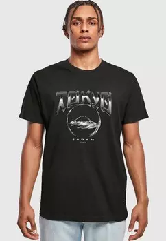Футболка с принтом TOKYO CHROME Mister Tee, черный
