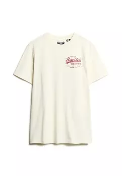 Футболка с принтом TOKYO GRAPHIC Superdry, белый