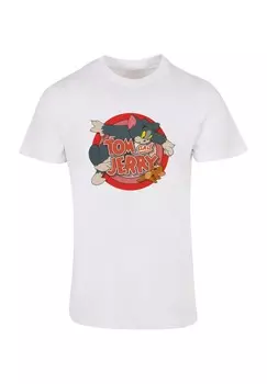 Футболка с принтом TOM AND JERRY CLASSIC CATCH ABSOLUTE CULT, белый