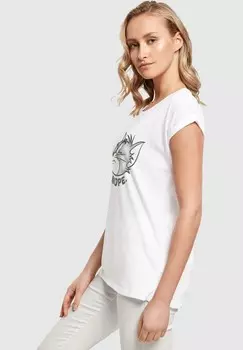Футболка с принтом TOM AND JERRY NOPE ABSOLUTE CULT, белый
