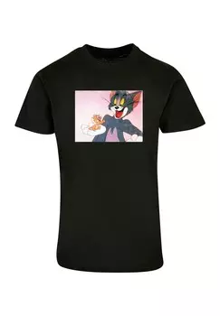 Футболка с принтом TOM AND JERRY -STILL ONE ABSOLUTE CULT, черный