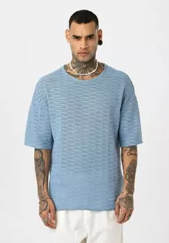 Футболка с принтом TOM dandalo, синий