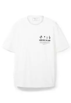 Футболка с принтом Tom Tailor, белый