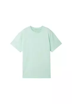 Футболка с принтом TOM TAILOR, цвет pastel apple green