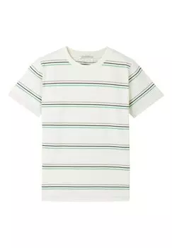 Футболка с принтом TOM TAILOR, цвет small multicolor stripe