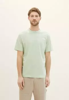 Футболка с принтом TOM TAILOR, цвет tender sea green