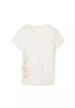 Футболка с принтом TOM TAILOR, цвет white