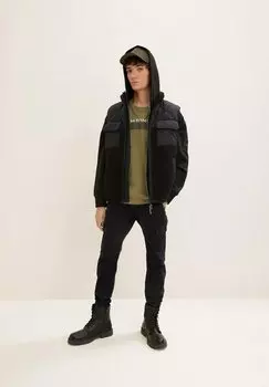 Футболка с принтом Tom Tailor, оливковый