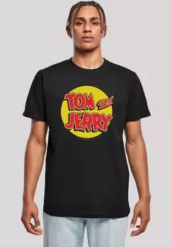 Футболка с принтом TOM UND JERRY F4NT4STIC, черный