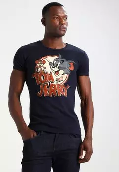 Футболка с принтом TOM UND JERRY LOGOSHIRT, цвет navy