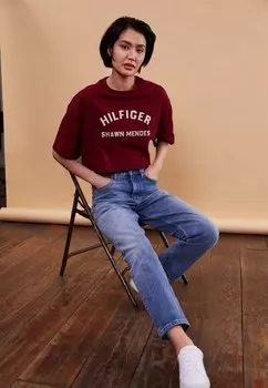 Футболка с принтом Tommy Hilfiger, красный