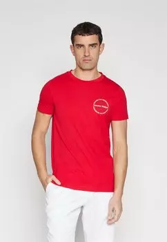 Футболка с принтом Tommy Hilfiger, красный