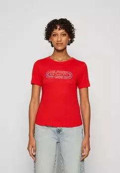 Футболка с принтом Tommy Hilfiger, красный