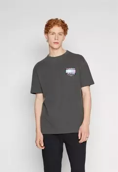 Футболка с принтом Tommy Jeans, антрацит