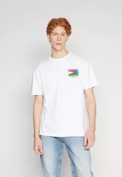 Футболка с принтом Tommy Jeans, белый