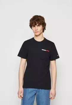 Футболка с принтом Tommy Jeans, черный