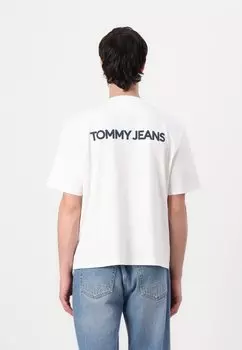 Футболка с принтом Tommy Jeans, кремовый