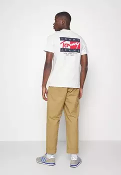 Футболка с принтом Tommy Jeans, молочный