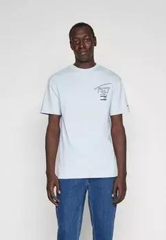 Футболка с принтом Tommy Jeans, светло-синий