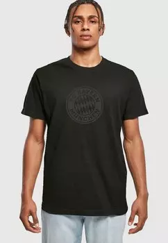 Футболка с принтом TONAL LOGO ROUND NECK FC Bayern Mnchen, цвет black