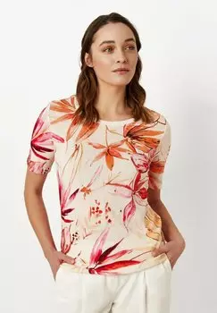 Футболка с принтом TONI, красный