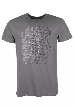 Футболка с принтом TOP GUN, серый