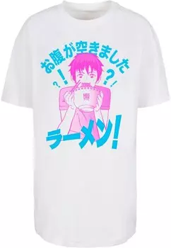 Футболка с принтом TORC BIG BOWL OVERSIZED BOYFRIEND TEE Merchcode, белый