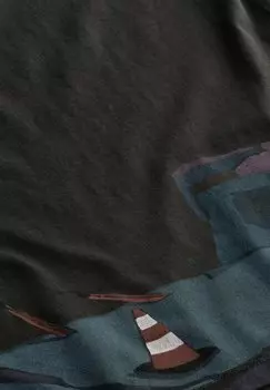 Футболка с принтом TORCHER KAFT, антрацит