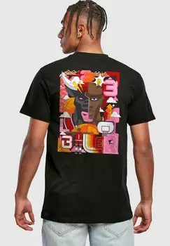 Футболка с принтом TORRO BALLER Mister Tee, цвет black