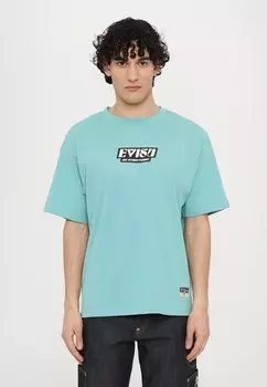 Футболка с принтом TOTEM Evisu, зеленый