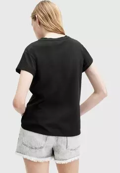 Футболка с принтом Tour Anna AllSaints, черная