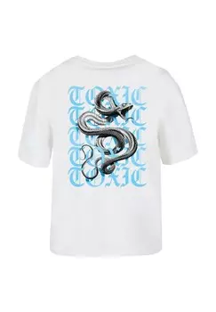 Футболка с принтом TOXIC SNAKE Mister Tee, белый