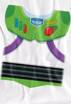 Футболка с принтом TOY STORY BUZZ LIGHTYEAR COSTUME Star Wars, белый