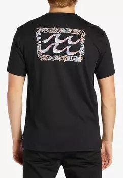 Футболка с принтом TRACES Billabong, черный