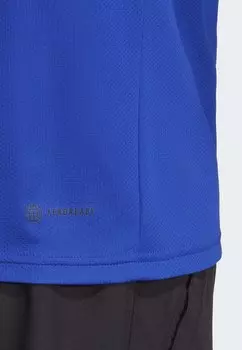 Футболка с принтом Train Essentials Stripe adidas Performance, прозрачный синий черный